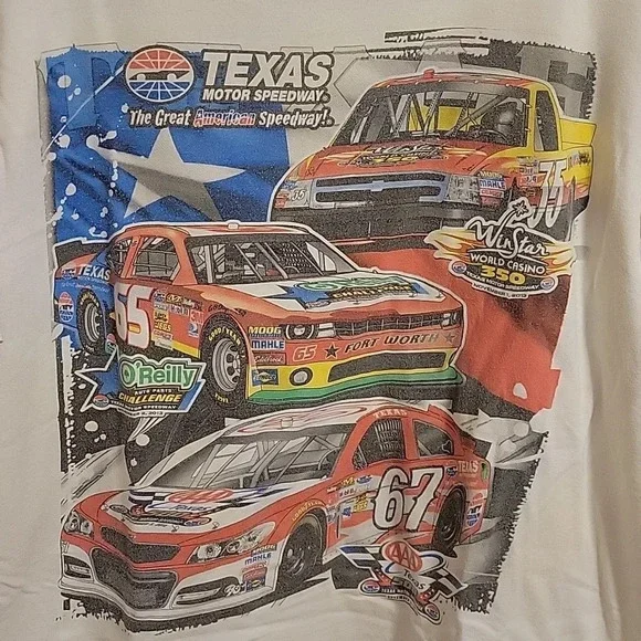 2013 Nascar Texas Motor Speedway Short Sleeved T-Shirt Men's Size XL - Picture 2 of 10